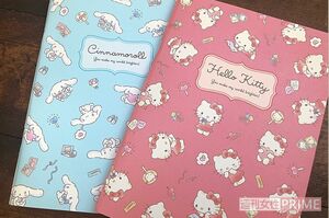 ノートには、キティちゃんたちが「ヲタ活を楽しむ様子」が描かれている／著者撮影