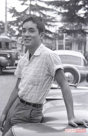 加山雄三。デビューから2年、'62年に撮影