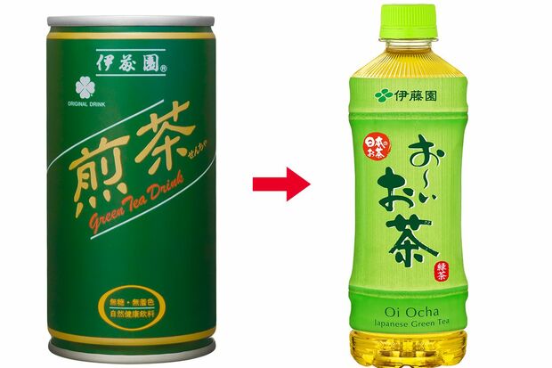 缶入り煎茶は、緑茶市場の活性化を目指し1984年に発売。ネーミング変更した『お〜いお茶』は30年、支持されている