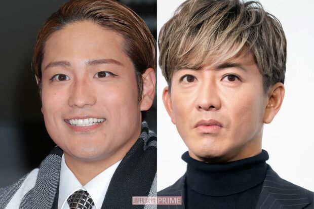 桐山照史（左）と木村拓哉