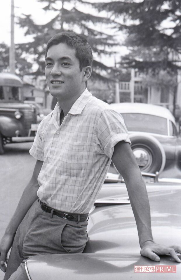 加山雄三。デビューから2年、'62年に撮影